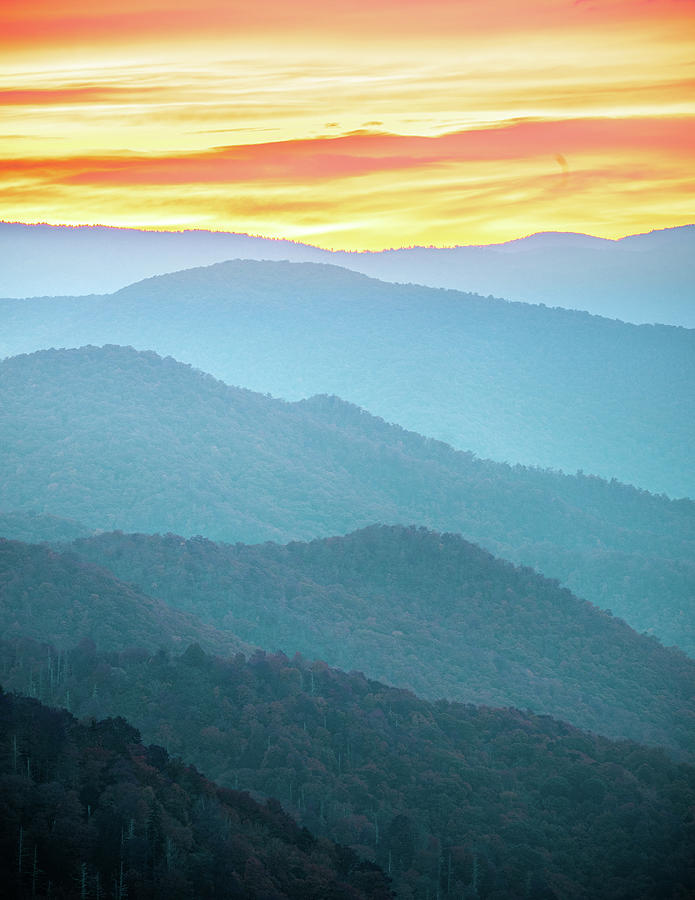 Mountain Layers In The Smokies Photograph by Jordan Hill