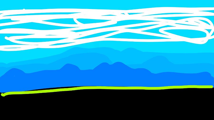 Mountain Layers Digital Art by Madeline Dillner Mountain Layers Digital Art by Madeline Dillner