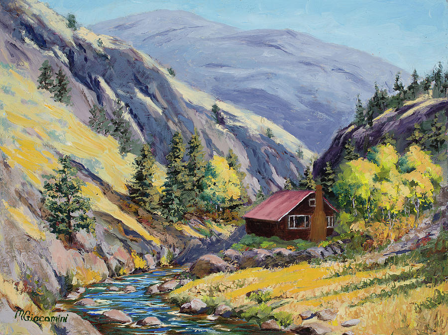 Mountain Living Painting by Mary Giacomini