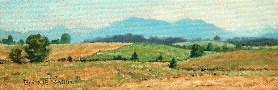 Mountain Majesties - In the Blue Ridge Mountains Painting by Bonnie Mason