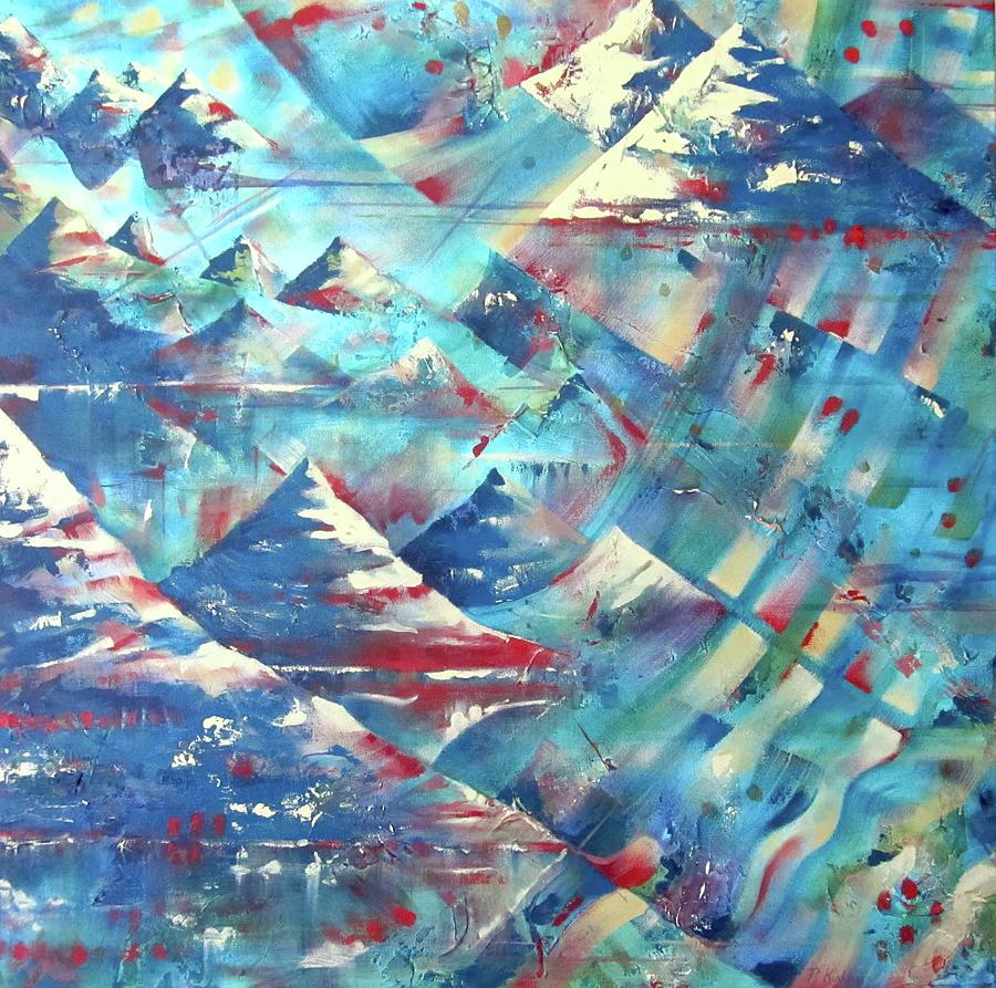 Mountain Majesties Painting by Pamela Kirkham