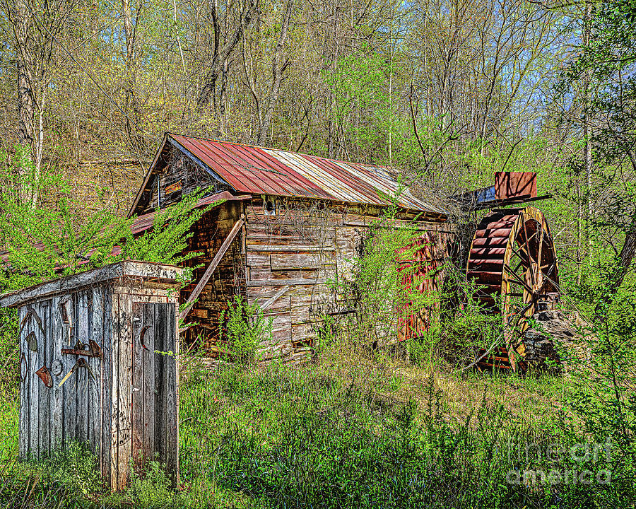 Mountain Man Office And Mill, South Carolina Photograph by Don Schimmel