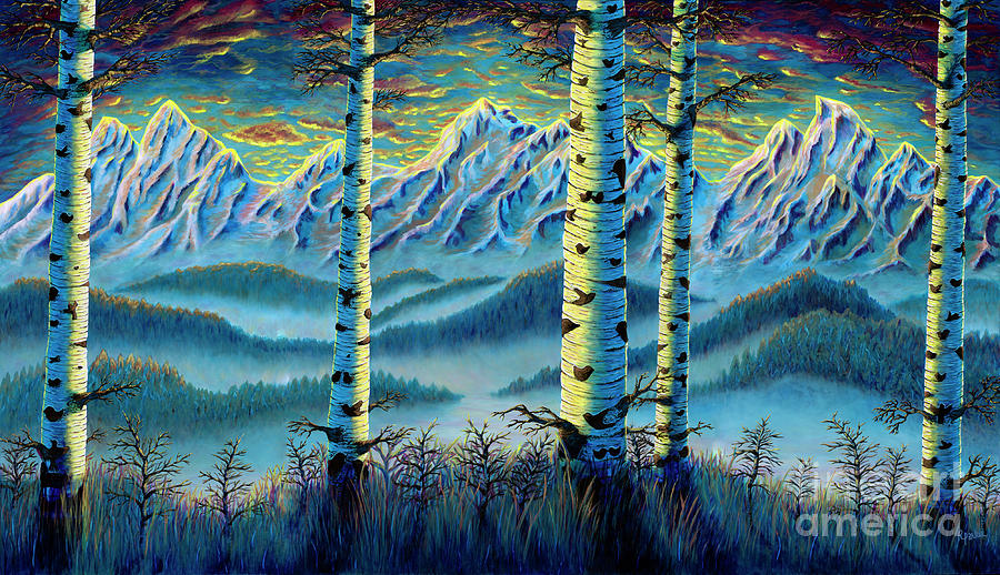 Mountain Memories Painting by Rebecca Parker