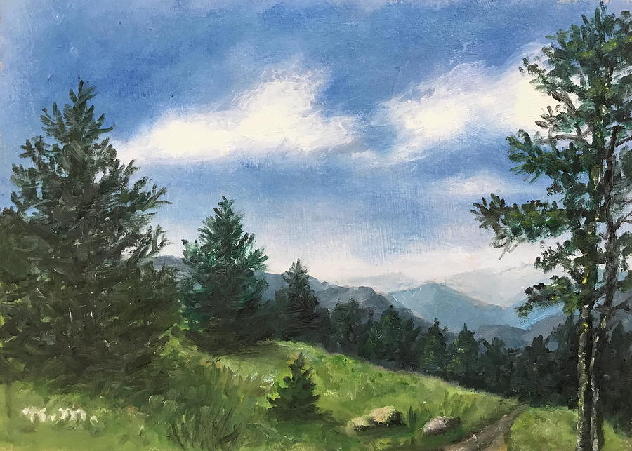Mountain Mini # 9 Painting by Kathleen McDermott