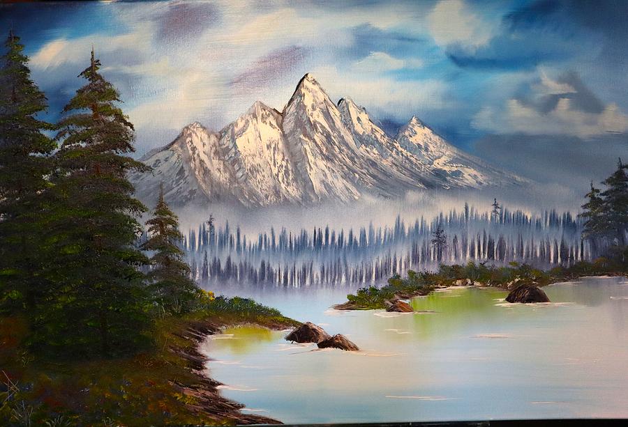 Mountain Mist Painting By Brittany Wickham - Fine Art America