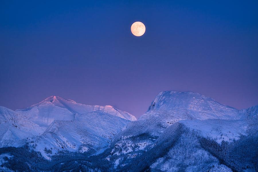 Mountain Moonrise Photograph by Jay Styles - Fine Art America