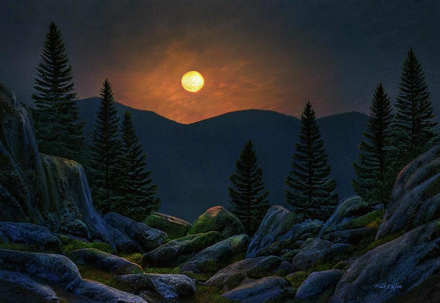 Mountain Mystery D Digital Art by Frank Wilson