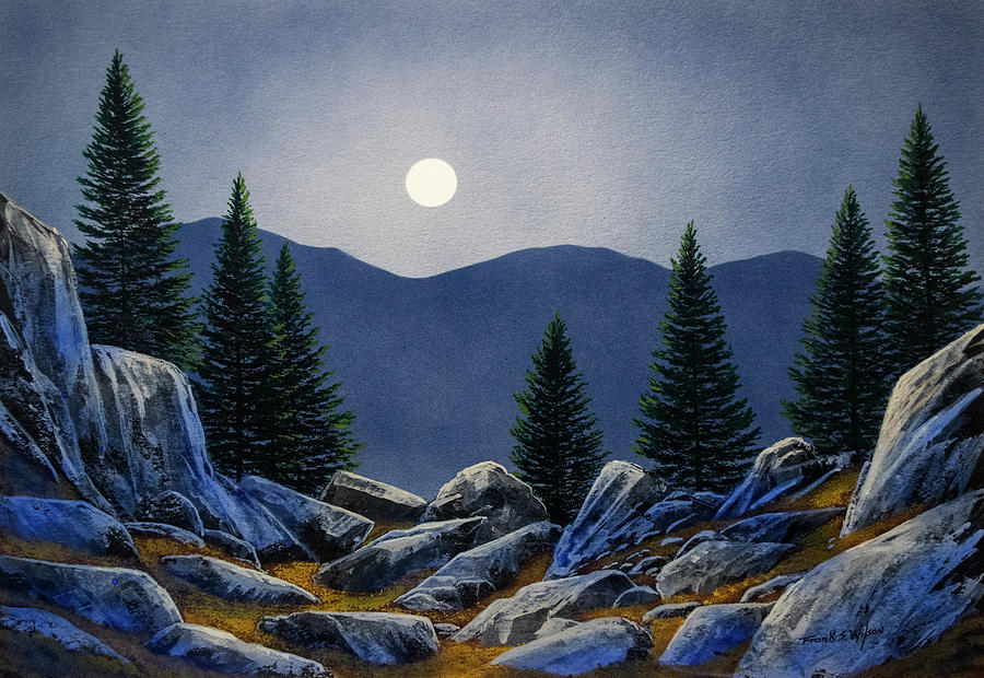 Mountain Mystery Painting by Frank Wilson