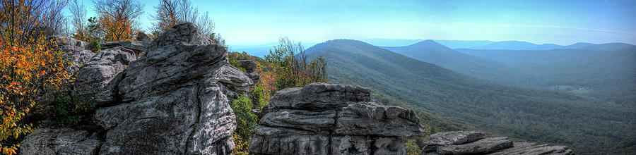 Mountain Panorama Photograph by Carolyn Hutchins