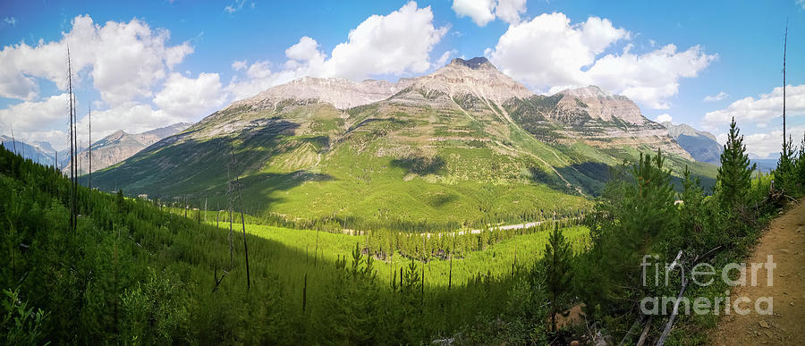 Mountain Panoramic View, Kootenay National Park, Canadian Rocky Photograph