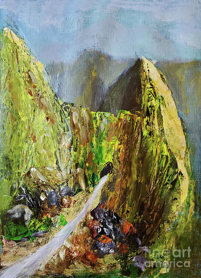 Mountain Pass Painting by Sharon Williams Eng