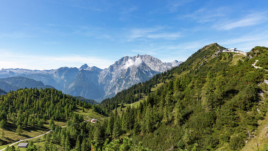Mountain Peak Panorama Photograph