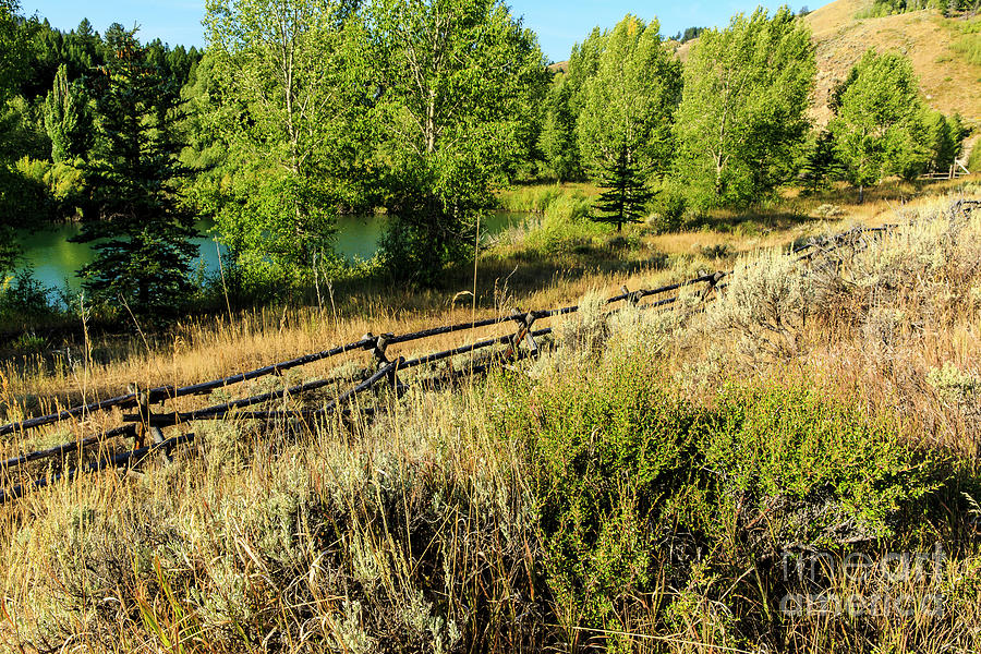 Mountain Ranch Scene Wyoming Photograph by Ben Graham - Fine Art America