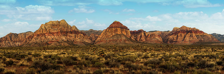 Mountain Range in Red Rock Canyon Nevada Photograph by Good Focused