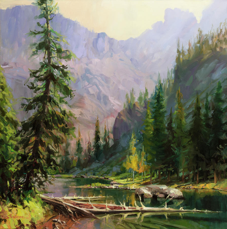 Mountain Refuge Painting