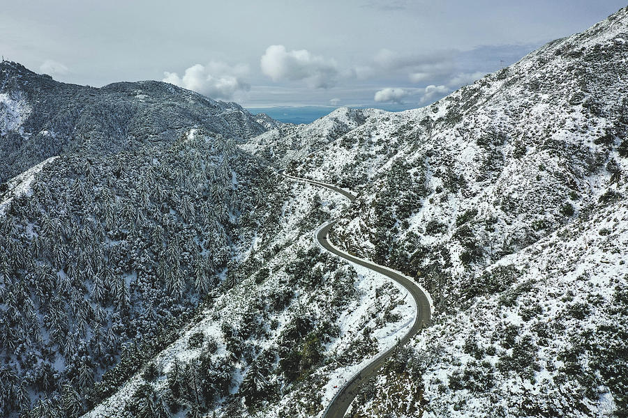 Mountain Roads in the snow  Photograph by Ryan Lima