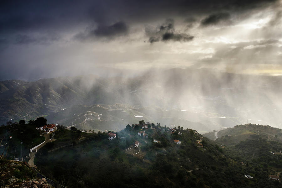 Mountain rain Photograph by Gary Browne