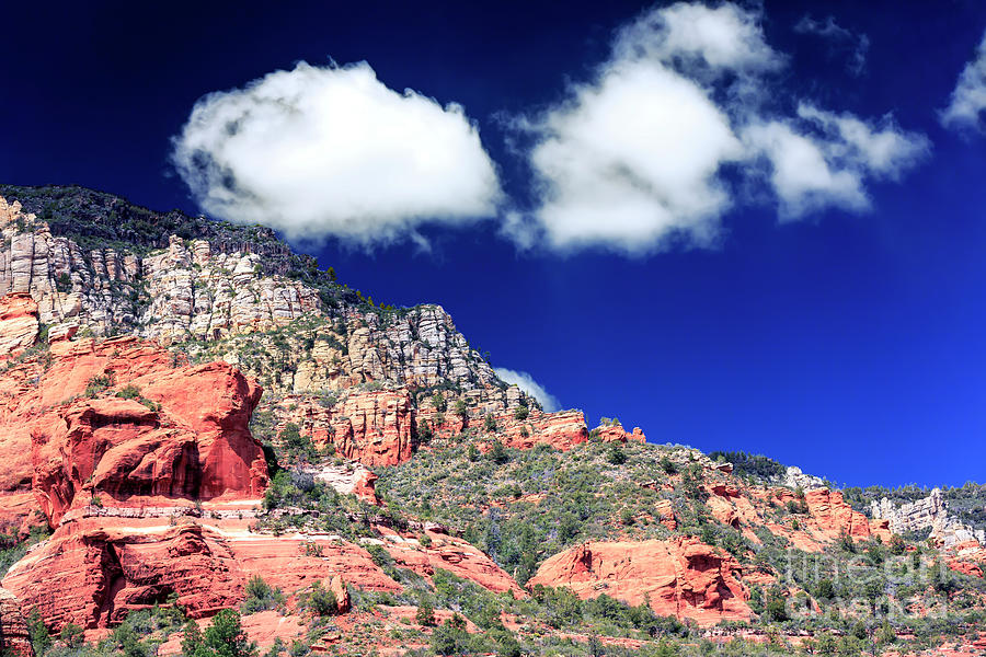 Mountain Slice at Oak Creek Canyon in Arizona Photograph by John Rizzuto