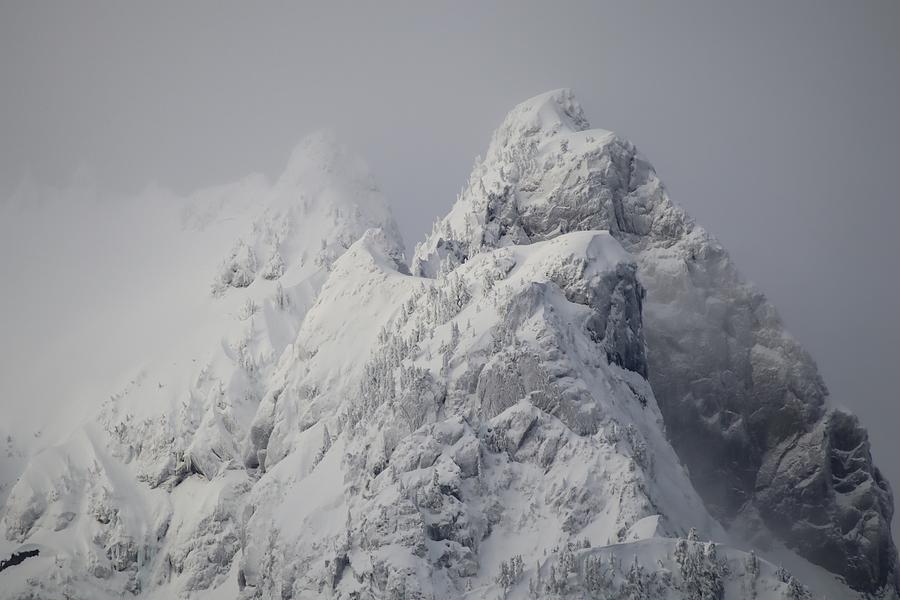 Mountain Snow Peak Blizzard Photograph by Ian McAdie