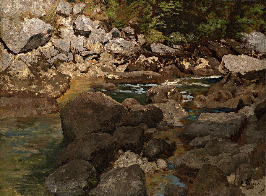 Mountain Stream with Boulders  Photograph by Paul Fearn