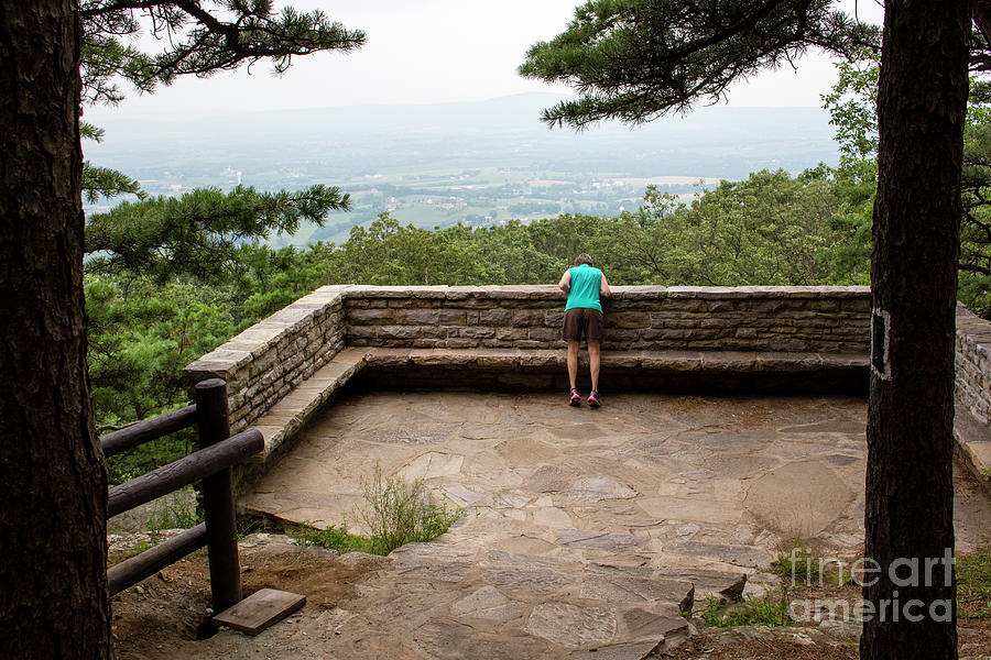 Mountain-top Overlook at Gambrill State Park near Frederick, Maryland Photograph by William Kuta
