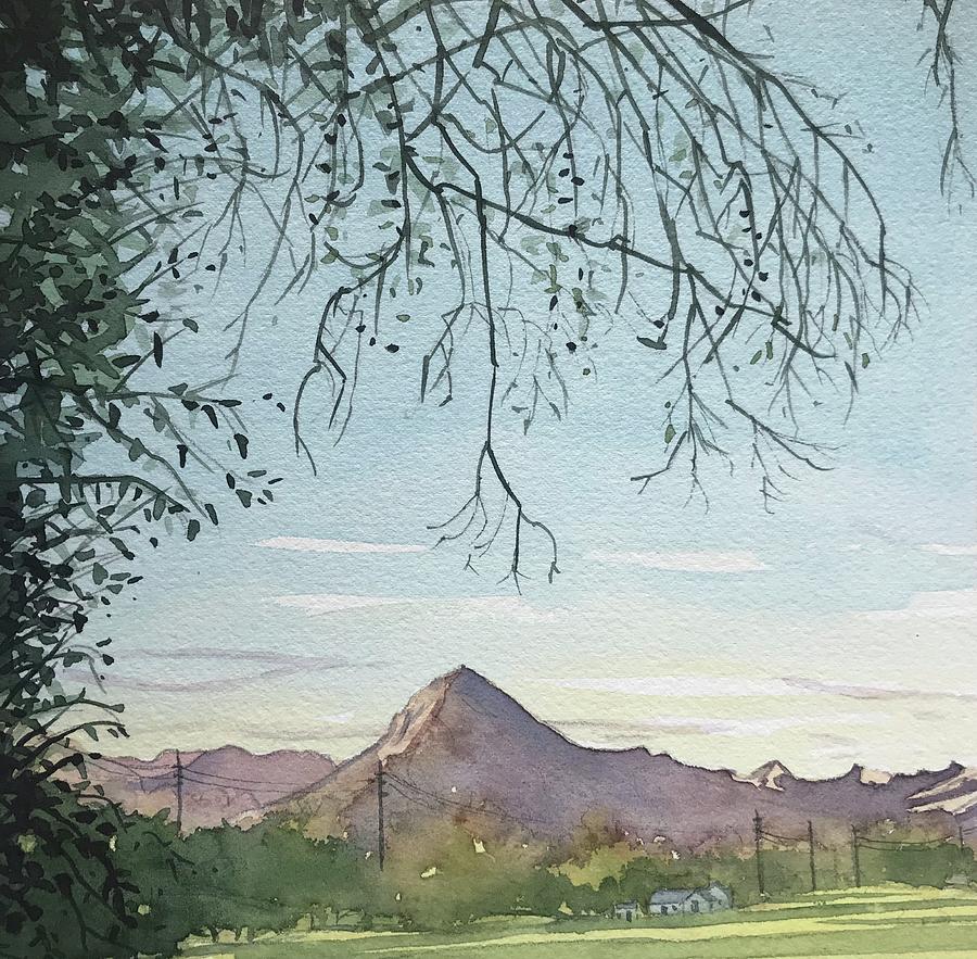 Mountain Painting - Sugarloaf from Reagan Ranch by Luisa Millicent
