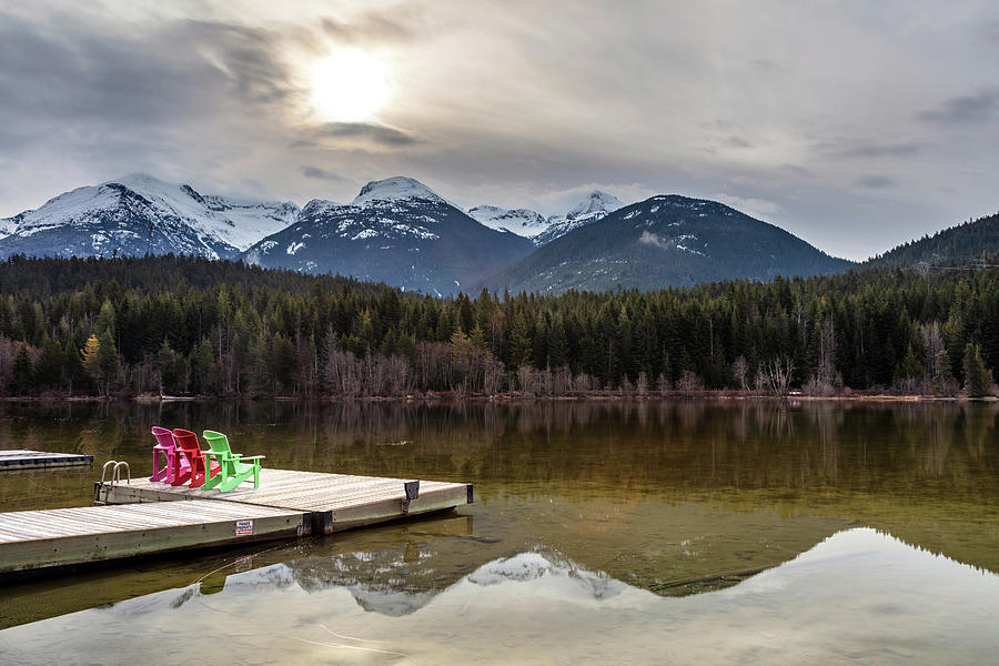 Mountain view Relaxation at Green Lake Photograph by Pierre Leclerc Photography