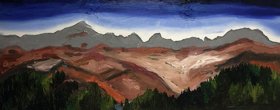 Mountain Vista 2022 Painting by Dave Holmander-Bradford