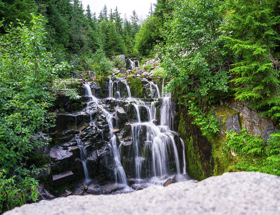 Mountain Waterfall Photograph by Peggy McCormick