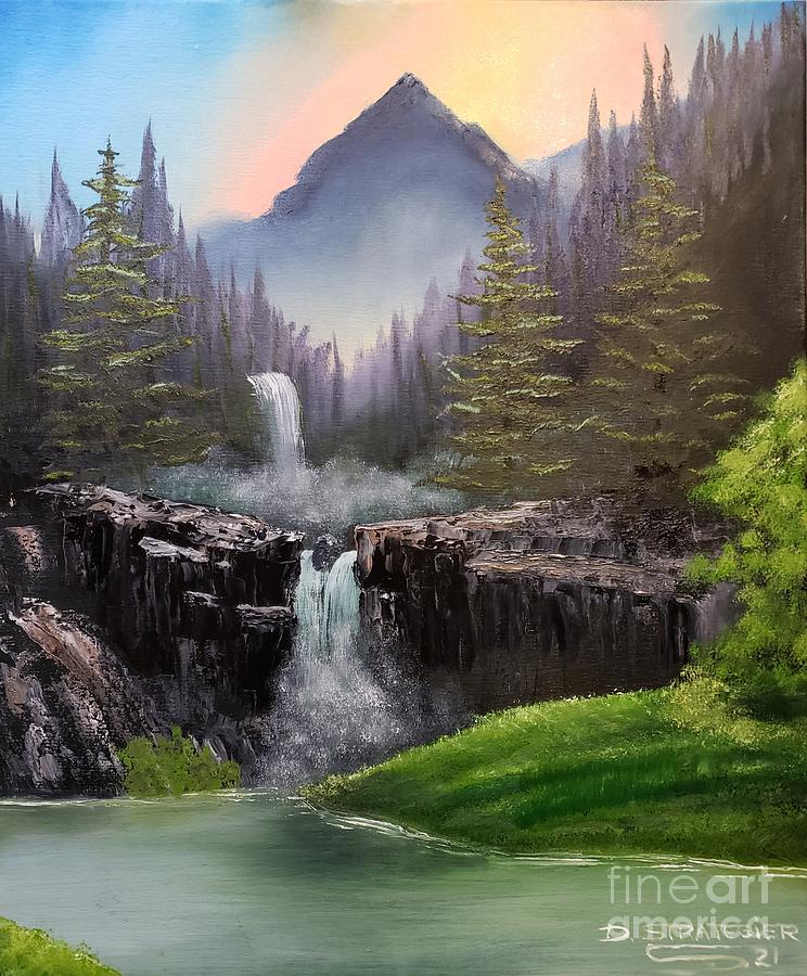 Mountain Waterfalls by Deborah Strategier