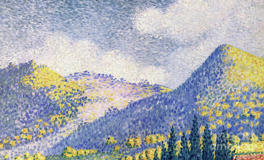 Mountainous Landscape, 1896  Painting by Henri-Edmond Cross