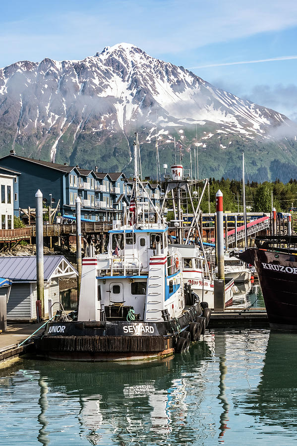 Mountains and Boats Photograph by Andrew Kazmierski - Fine Art America