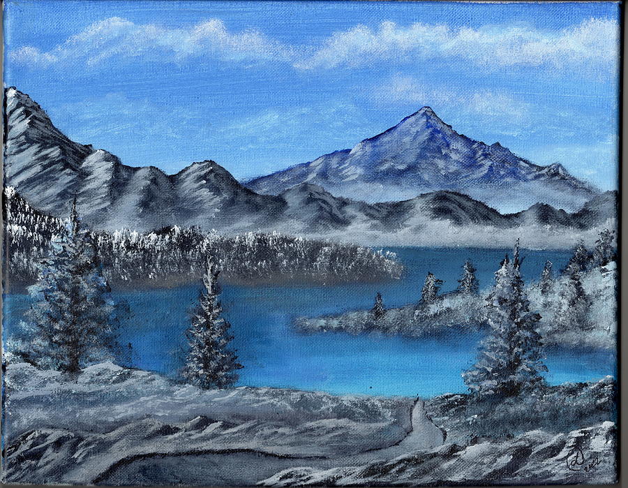 Mountains And Rivers Painting By Daniel Taylor Fine Art America   Mountains And Rivers Daniel Taylor 