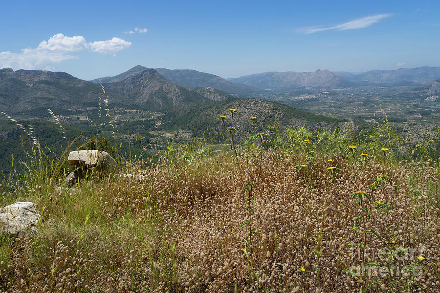 Mountains, Grasses And Views Of The Vall De Pop Photograph