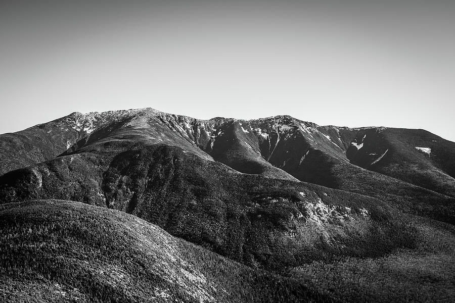 Mountains In Monochrome, Franconia Ridge Photograph by Jeff Sinon