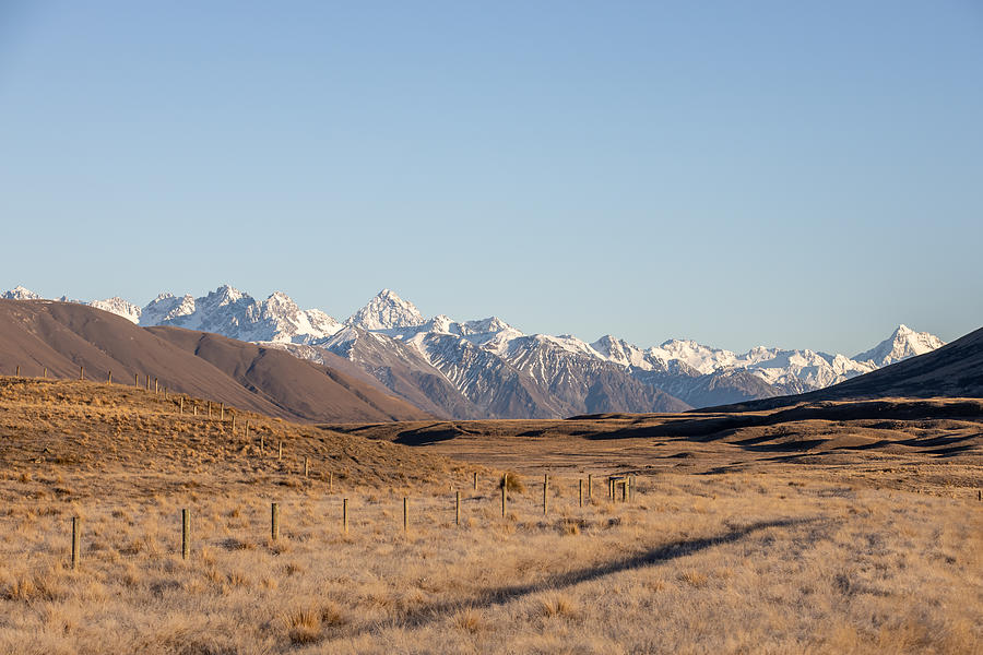 Mountains in South Island of New Zealand Photograph by Colin Wilson