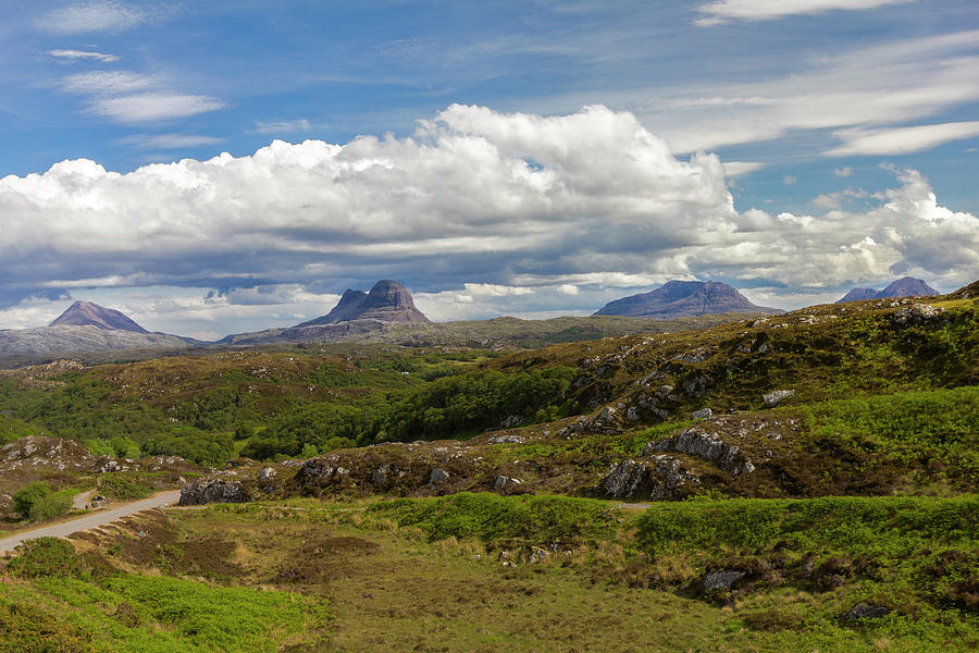 Mountains of Assynt Photograph by Derek Beattie - Fine Art America