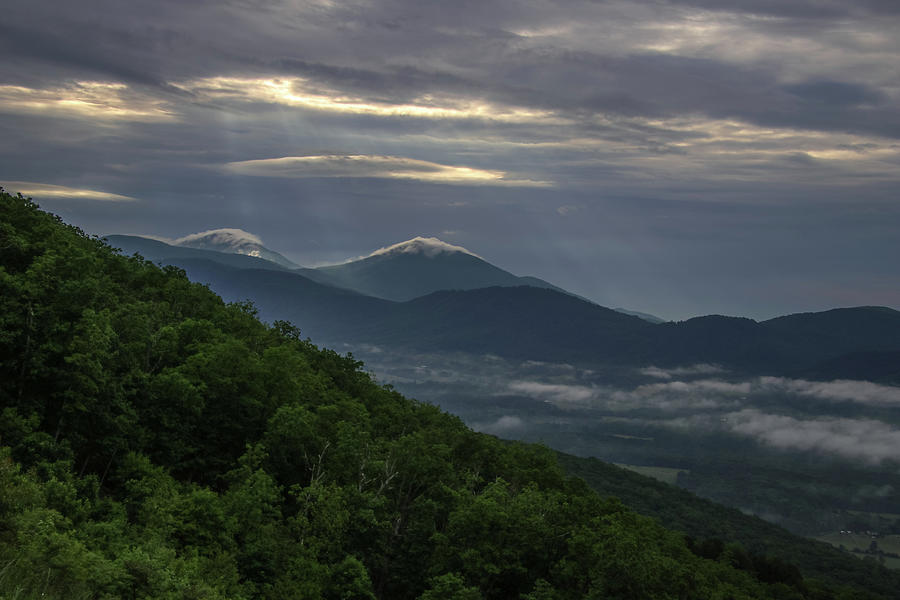 Mountaintop Clouds Photograph by Deb Beausoleil