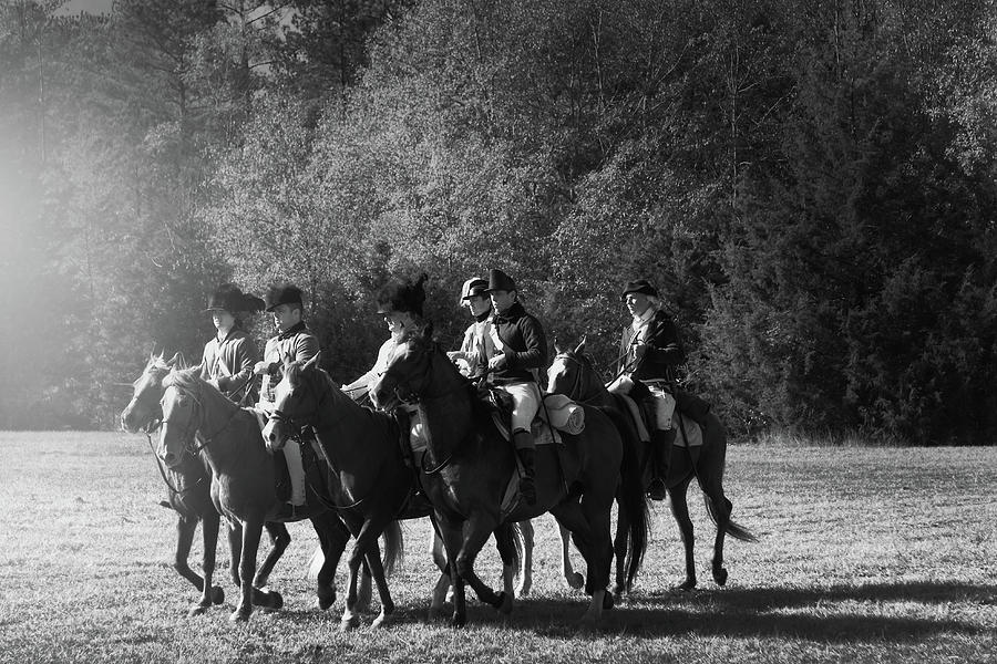 Mounted Infantry BNW Photograph by Daniel Brinneman