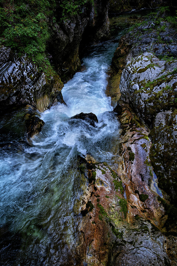 Mountain River Nature Abstract Photograph by Artur Bogacki