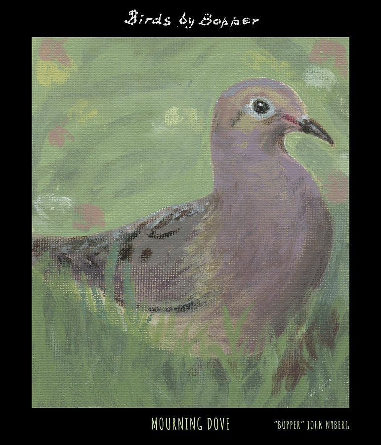 Mourning Dove Painting by Tim Nyberg