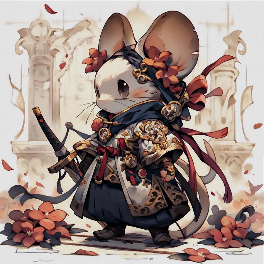 Mouse Warrior Digital Art by Dawn Van Doorn - Fine Art America