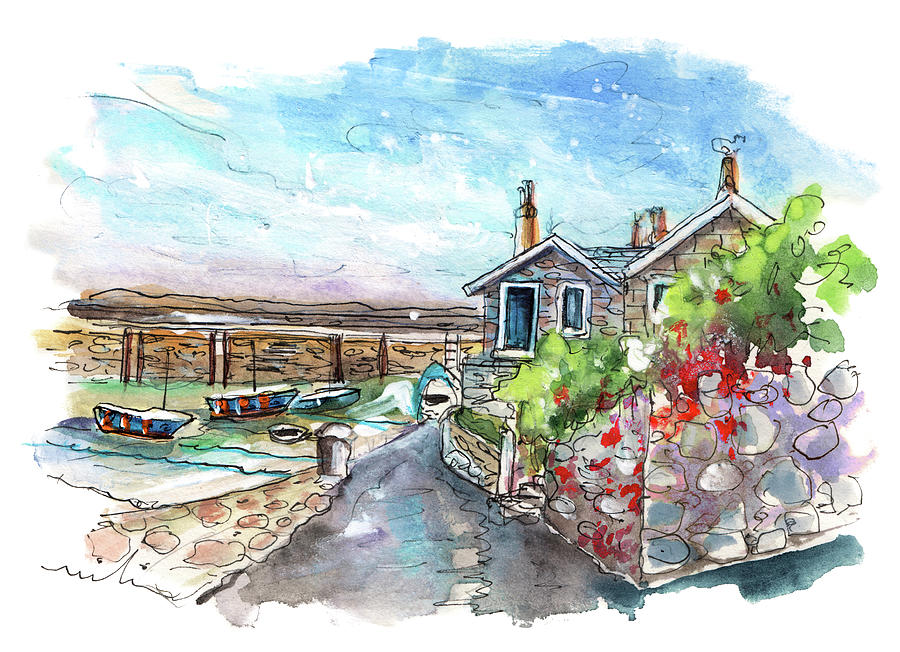 Mousehole 07 Painting by Miki De Goodaboom