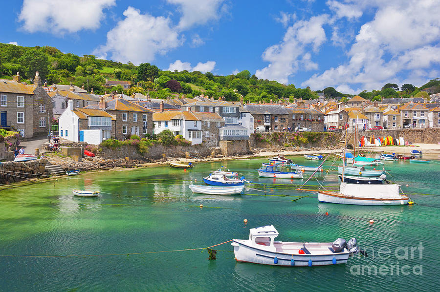 Mousehole harbour, Cornwall, England Photograph by Neale And Judith Clark