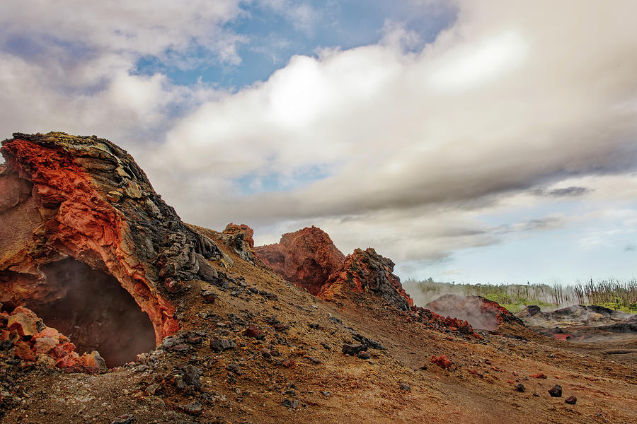 Mouth of Volcanic Cone Photograph by Heidi Fickinger