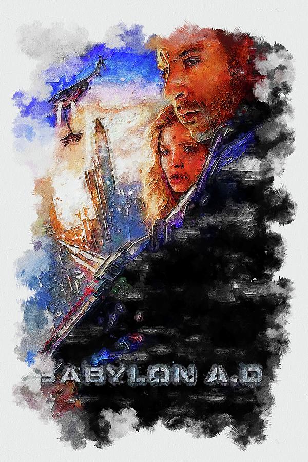 Movie Babylon A D Mixed Media by Warren Hills - Fine Art America