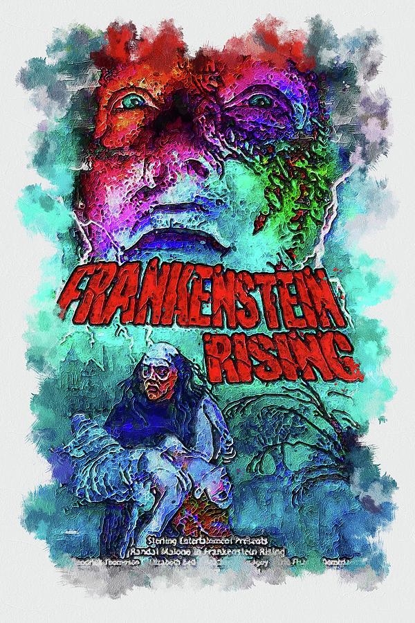 Movie Frankenstein Rising Mixed Media by Franz Elvie Fine Art America