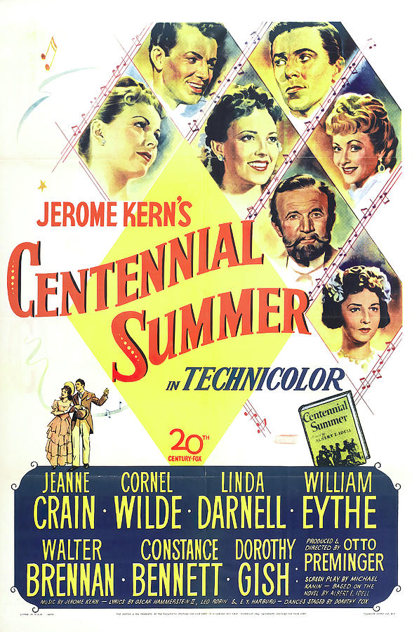 Summer Mixed Media - Movie poster for Centennial Summer, 1946 by Movie World Posters