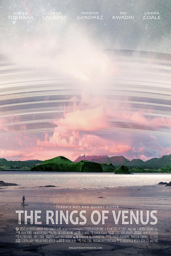 Movie Poster The Rings of Venus Digital Art by Frans Blok