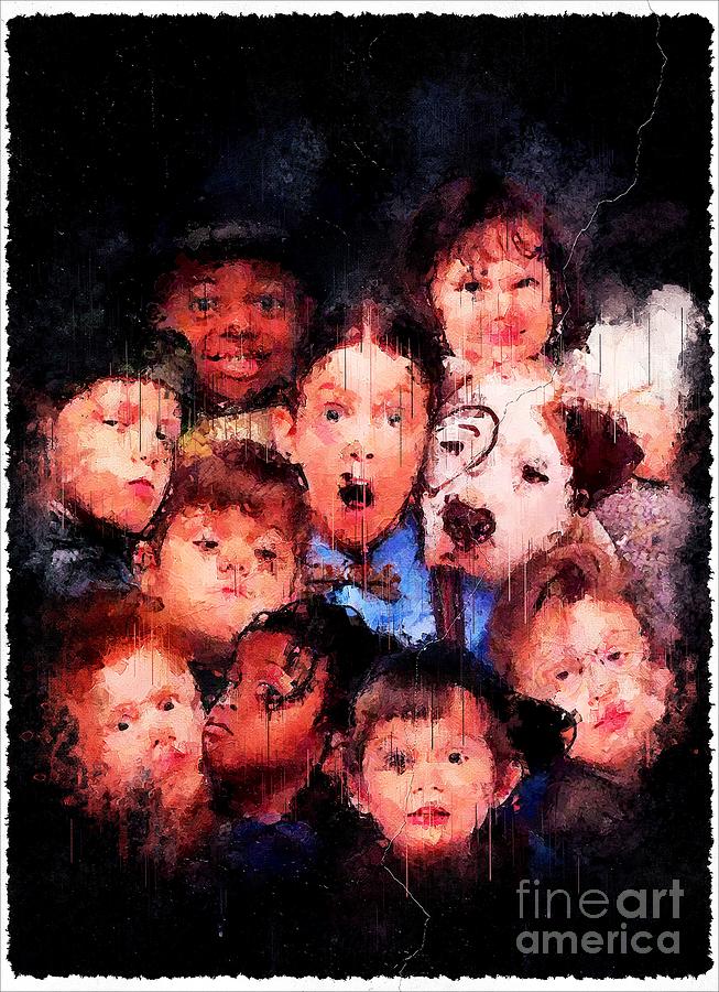 Movie The Little Rascals Drawing by Tanya Prosacco - Fine Art America